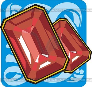 Gems -ruby - vector clipart