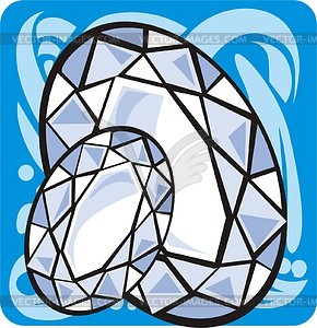 Diamonds - royalty-free vector image