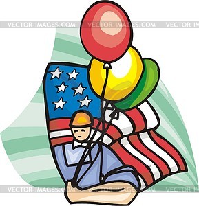 Labor Day - vector clipart