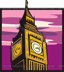 Big Ben (London) - Vektorgrafik