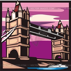 Tower (London) - vector clipart