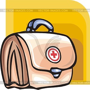 First aid set - vector clipart