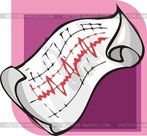 Cardiogram - vector clipart