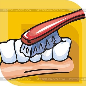 Toothbrush - vector clipart