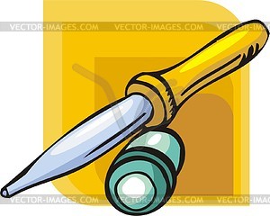 Pipette - vector clipart