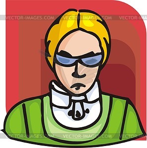 Patient - vector clipart