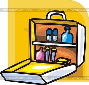 First aid set - vector clip art