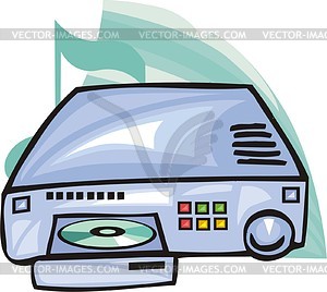 Tape recorder - stock vector clipart