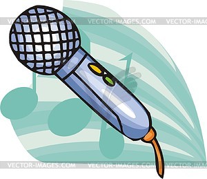 Microphone - royalty-free vector image