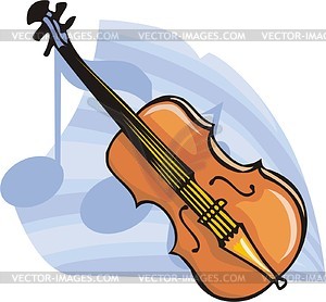 Скрипка - изображение в формате EPS