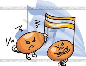 Angry notes - vector clipart