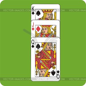 Playing cards - vector image