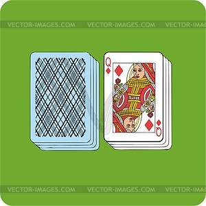 Playing cards - vector clipart