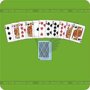 Playing cards - vector image