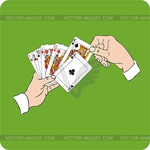 Playing cards - vector clipart