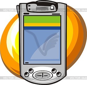 PDA - vector clipart