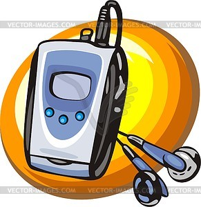 Walkman - vector image