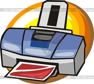 Printer - vector image