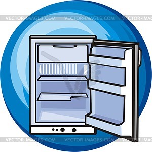 Refrigerator - vector image