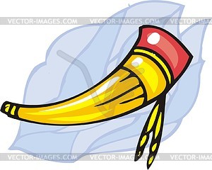 Раскраска рожок – малина и банан