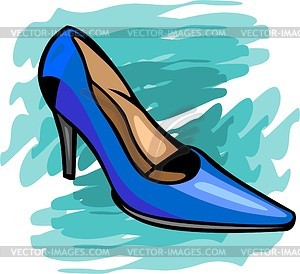 High-heeled shoe - vector clipart