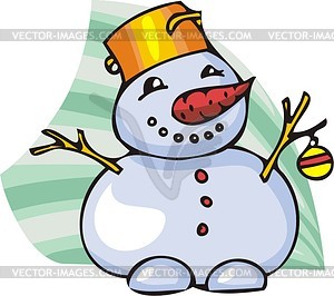 Snowman - vector clipart