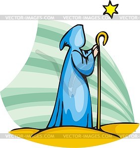 Bethlehem star - vector clipart