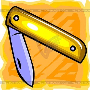 Flic knife - vector clipart