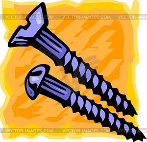 Screws - vector image