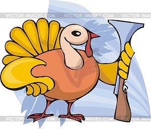 Turkey - color vector clipart