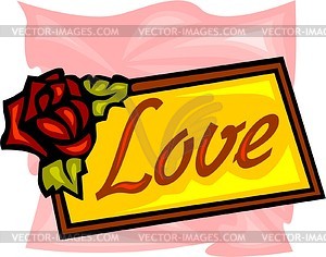 Weeding card - vector clipart