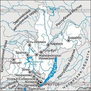 Фото Карты Иркутской Области