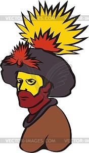 Aborigine - vector clip art