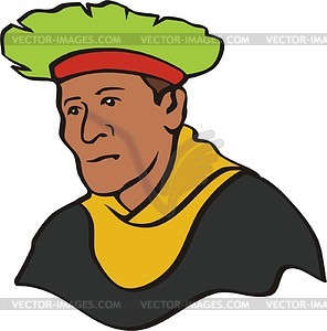 Aborigine - vector clip art