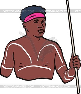 Aborigine - vector clipart