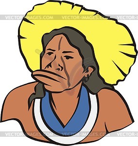 Aborigine - vector clip art