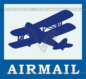 Air mail - vector clipart