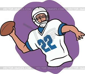 American football - vector image