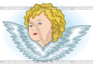 Angel - royalty-free vector clipart