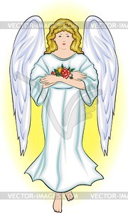 Angel - royalty-free vector clipart