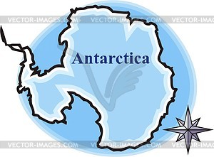 Antarctica - vector clipart