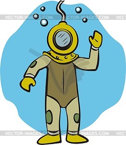 Aquanaut - vector clipart