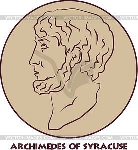 Archimedes - vector clipart