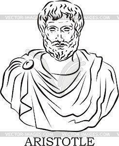 Aristotle - vector clipart