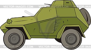 Armored car BA64B - vector clipart