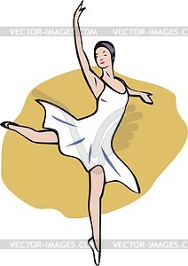 Ballerina - vector clipart