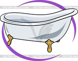 Bathtub - vector clipart