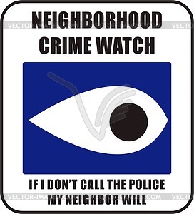 Big brother is watching for you - vector clipart