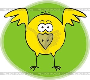 Bird-pig - vector clipart