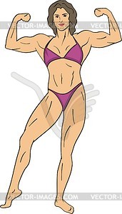 Bodybuilder - vector clipart